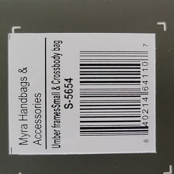 New!! Myra Umber Frames Small Crossbody Purse - Picture 3 of 4